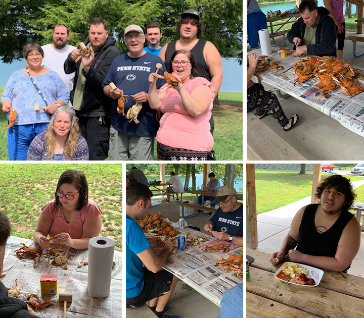 Hanover Supportive Living annual Crab Picnic at Codorus State Park on August 21st